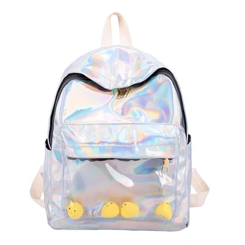 

The new spring and summer 2020 fashion wild shoulder bag girls backpack laser multifunction outdoor leisure bag shoulder bag stu