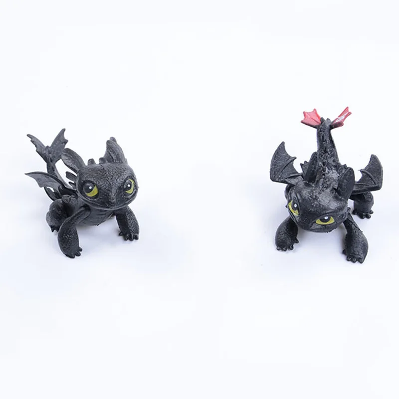 

Train Your Dragon Toothless Action figure Toyless TTamed Dragon 2 Toothless Nightshake Dude Hand-made Model Toys Hand-made Toys