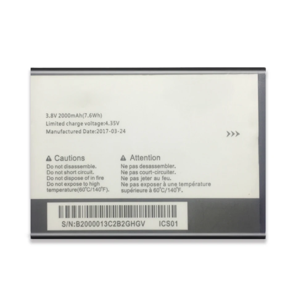 Аккумулятор для сотового телефона Alcatel One Touch Pop Icon A564C / Firce 2 7040 7040N 7040T TLI020F2 2000 мАч |