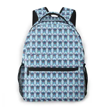 

Cartoon Image Print Annie Lilo & Stitch Stitch Has A Glitch lovely alien baby Stitch Casual Backpack