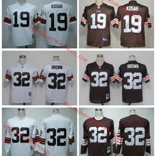 Stitiched, Cleveland s, Jim, Bernie Kosar, возврат для мужчин Джерси