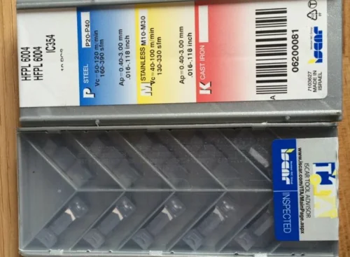 ISCAR 10 шт. карбидные вставки HFPR 6004 IC354
