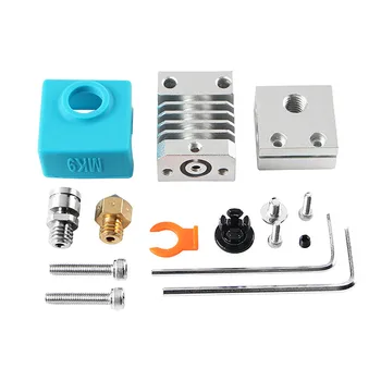 

Extruder Hot End Heating Block Nozzle Upgrade Printer Kit for CR-10 /CR-10S /Ender-3 /Ender-3 Pro /CR-10 S5 3D Printer Parts