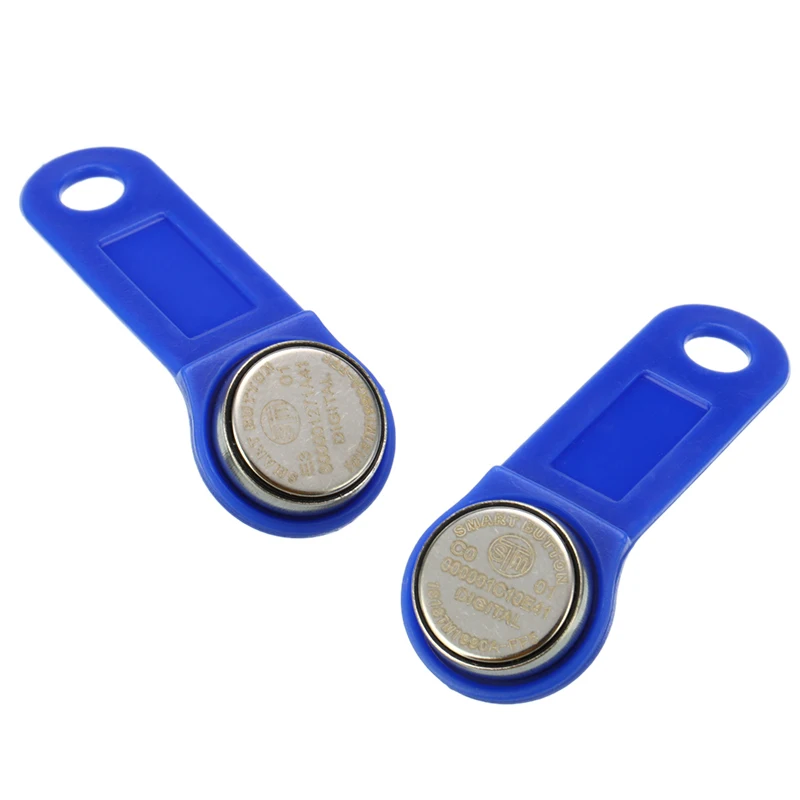 10 шт./лот, перезаписываемая RFID RW1990, iButton TM, сенсорная память, клон, дубликат ключа, копия карты, сауна, ключ, случайный цвет