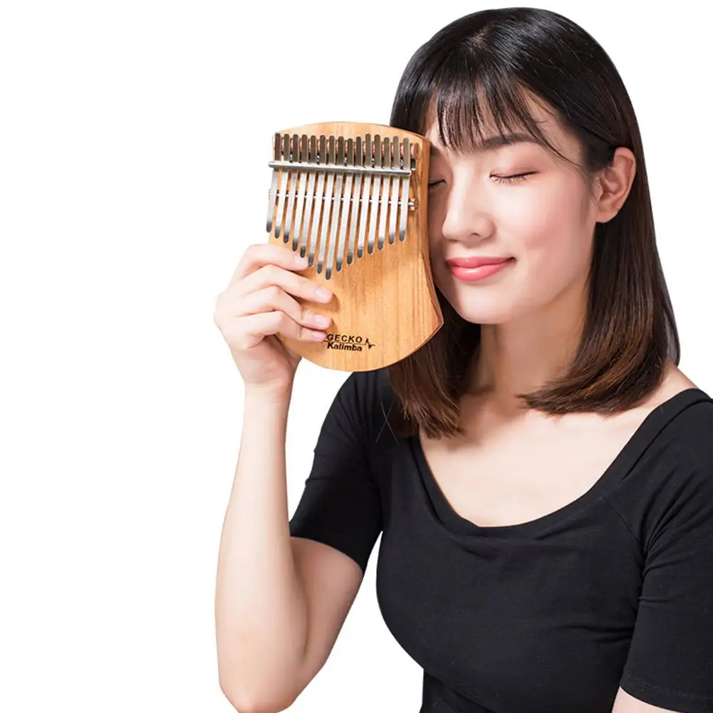 17 Keys Kalimba African Camphor Wood Thumb Piano Finger Percussion Quality Wood Musical Instrument Mbira Likembe Sanza