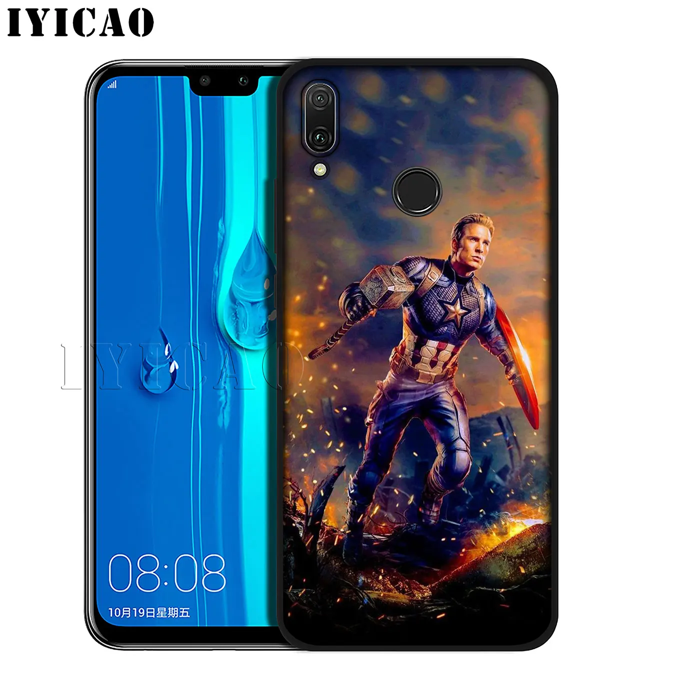 3 Железный человек Marvel Железный человек мягкий силиконовый чехол для huawei P30 P20 Pro P10 P9 Lite Mini P Smart Z Plus - Цвет: 3