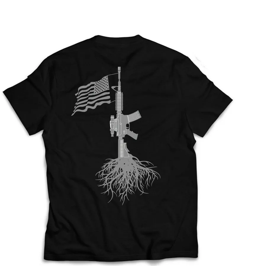 Футболка с американским флагом Ar15 2Nd refedy Molon Labe принтом оружье Sig Sauer футболка