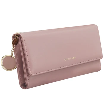 

Leather Trifold Clutch Wallet Women's Large Capacity Long Phone Bag Coin Purse Evening Handbag with Card Slot Card Holder Clutch