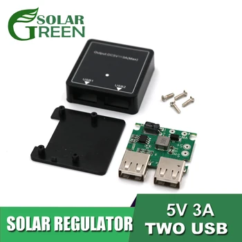 

5V 3A + USB 5 18 V DC Solar Panels USB Voltage charge Controller mobile phone battery charger Regulator dc to dc Converter