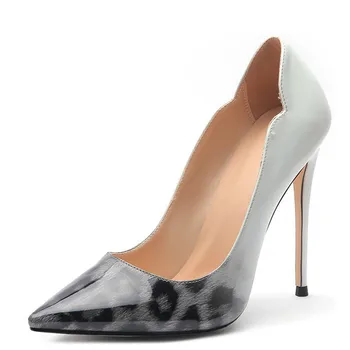 

YECHNE Luipaard Print women High heels Women's shoes Wedding shoes Pumps Plus Size Fashion Sexy Punch shoes Pumps black