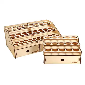

New Wooden 3 Layers Pigment Bottle Drawer Storage Organizer Color Paint Ink Brush Stand Rack Modular Holder 15/80 Holes