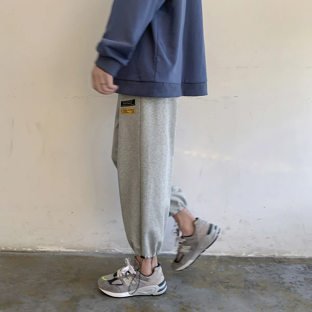 

Autumn New Products Hong Kong Style Loose Straight Casual Sports Pants Men's