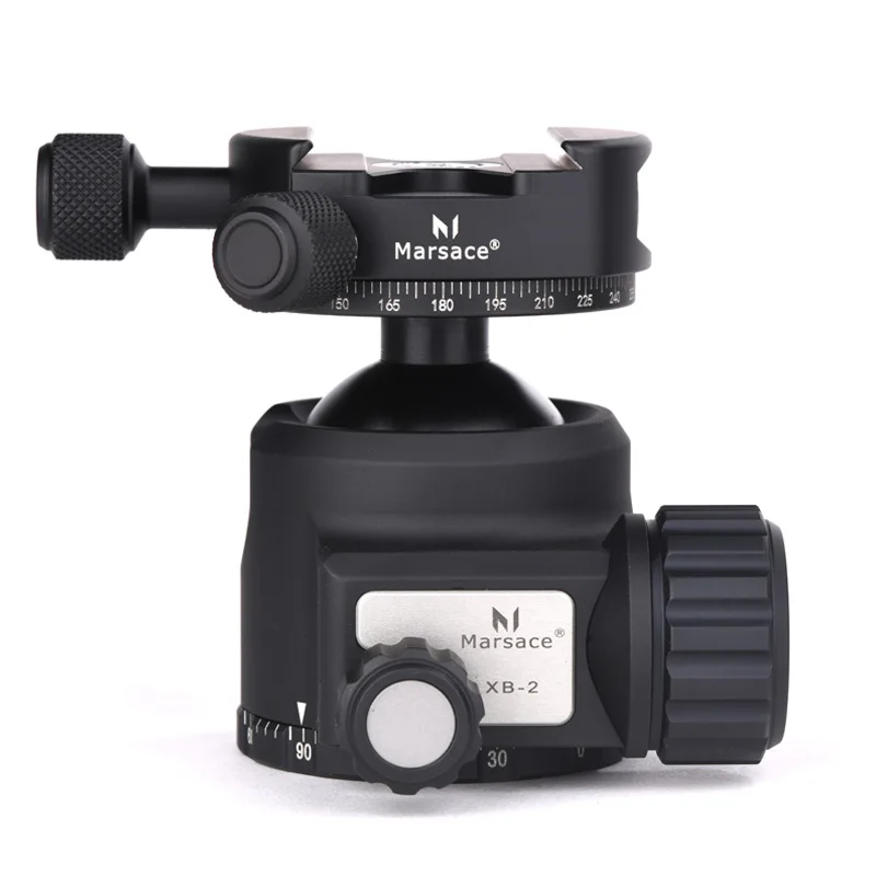 US $265.70 MARSACE XB2R Panoramic Ball Head SLR Camera Photography Tripod Accessories Low Center Of Gravity High Locking Force