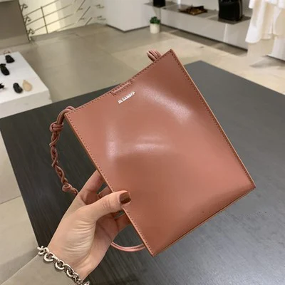 pink Повседневные однотонные женские сумки на плечо ручной работы с тканым ремешком, женские ручные сумки, роскошные женские Сумки из искусственной кожи, Маленькая женская сумка с откидным верхом - Цвет: pink
