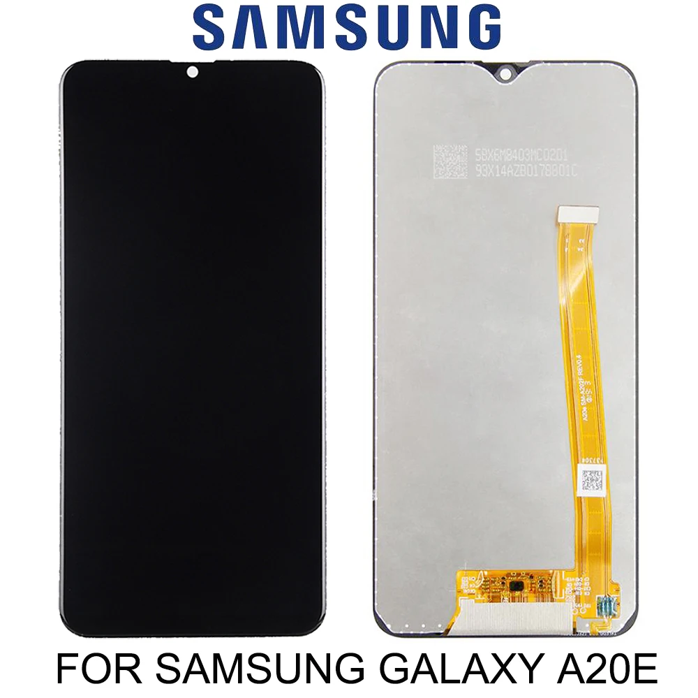 Для samsung Galaxy A20e A202 A202F A202DS дисплей с сенсорным экраном дигитайзер в сборе A202 A202F/DS для samsung A20e lcd с рамкой