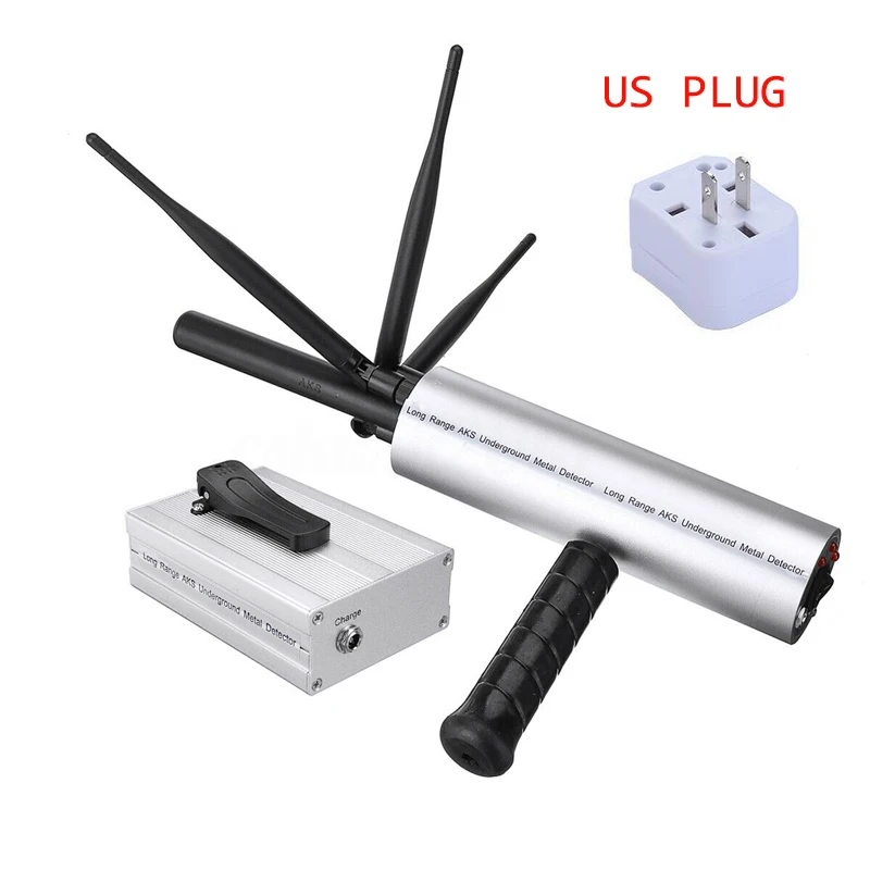 Silver US Plug Dreamestone улучшенный сигнал АКС металлоискатель дистанционный позиционирование рукоять 3D подземный металлоискатель Золото/драгоценные камни Алмазный детектор - Цвет: Silver US Plug