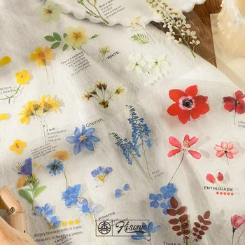 

4PCS/LOT The Wild Flowers Creative PVC Stickers Set 175mm*117mm