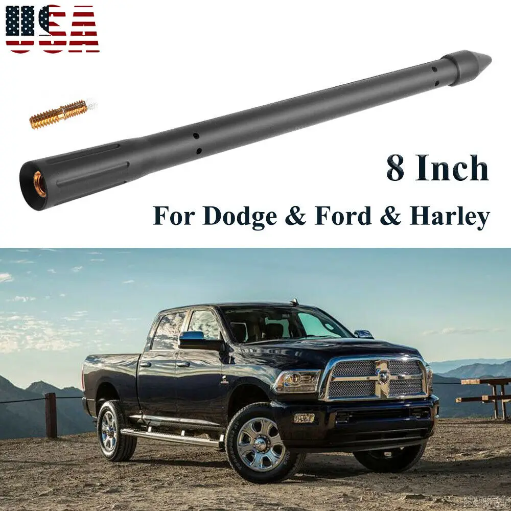 ARMSKY Fit 1994 2019 Dodge RAM 1500 2500 3500 Rocket Style 8 дюймовая антенна мачтовая