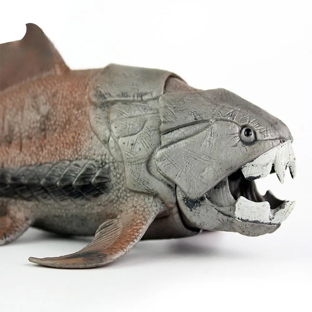 Не имитирует Dunkleosteus Океанский динозавр фигурка челюсти подвижная модель динозавра игрушки развивающие игрушки для детей