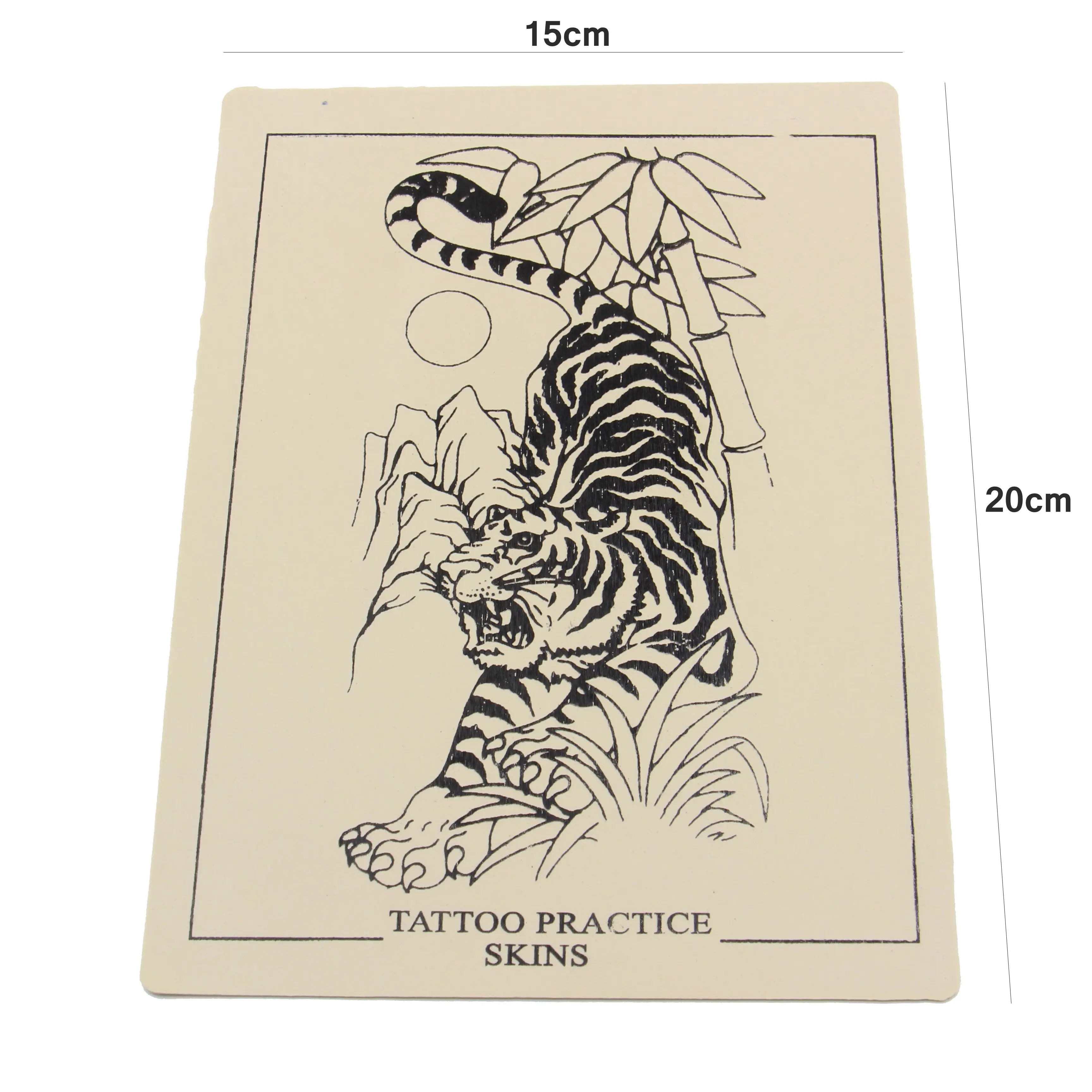5pcs Tattoo Practice Skin Sheet 15*20 Tiger Pattern Design Practice Skin  For Tattoo Beginners Body Art Tattoo Free Shipping - Tattoo Accesories -  AliExpress