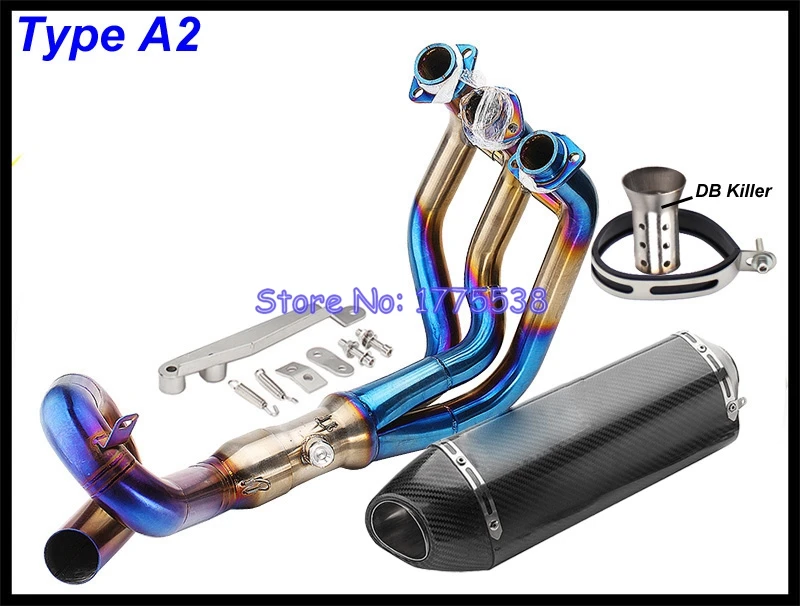 MT09 MT-09 FZ09 FZ-09 XSR900 полный глушитель выхлопной трубы мотоцикла Системы заголовок Передняя Труба для MT09 FZ09- XSR900