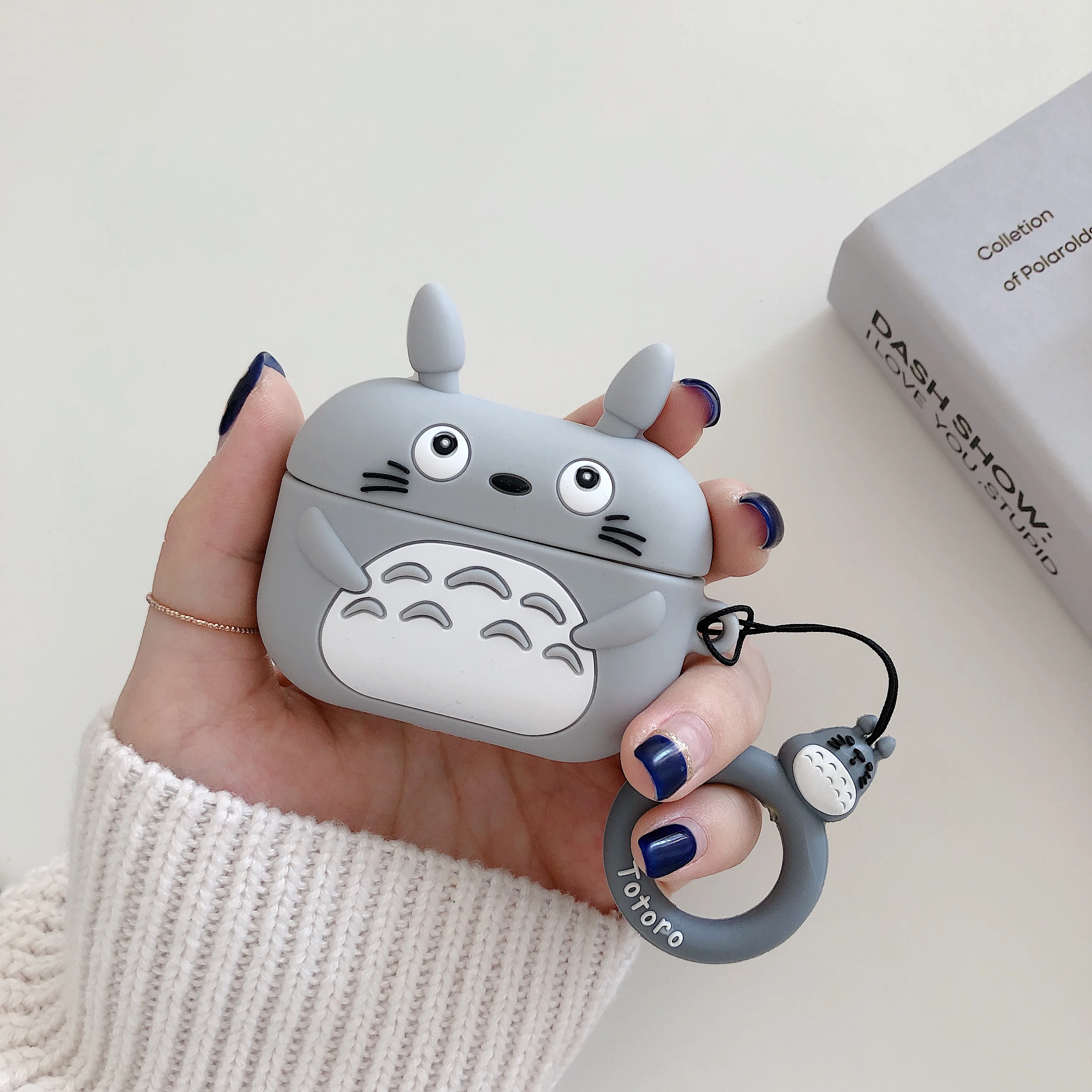 

Cute Silicone Case For AirPods Pro Bluetooth Earphone Case For Apple Airpods Cartoon Luxury Design 3D Totoro