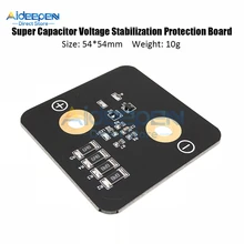 Placa de protección para estabilizador de voltaje, Super condensador de faradio, 2,8 V, 3000F, 5,4x5,4 cm