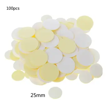 

100Pcs Clear Invisible Round Double Sided Silicone Self Adhesive Dots Stickers
