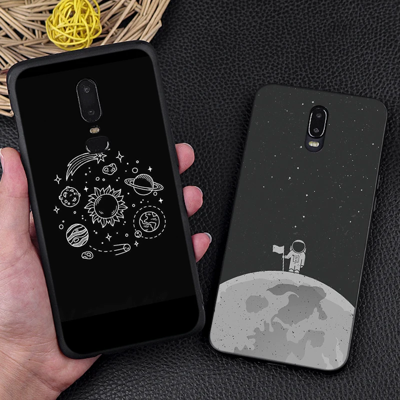 

Sky Space Planet Luxury Soft Phone Case for for oneplus one plus 7 pro 7 6 6t 5t Shockproof Dustproof Cartoon Phone Cover