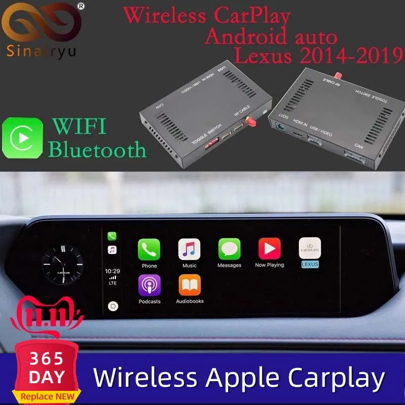 Wireless CarPlay for Lexus CarPlay NX ES US iS CT RX GS LS LX LC RC