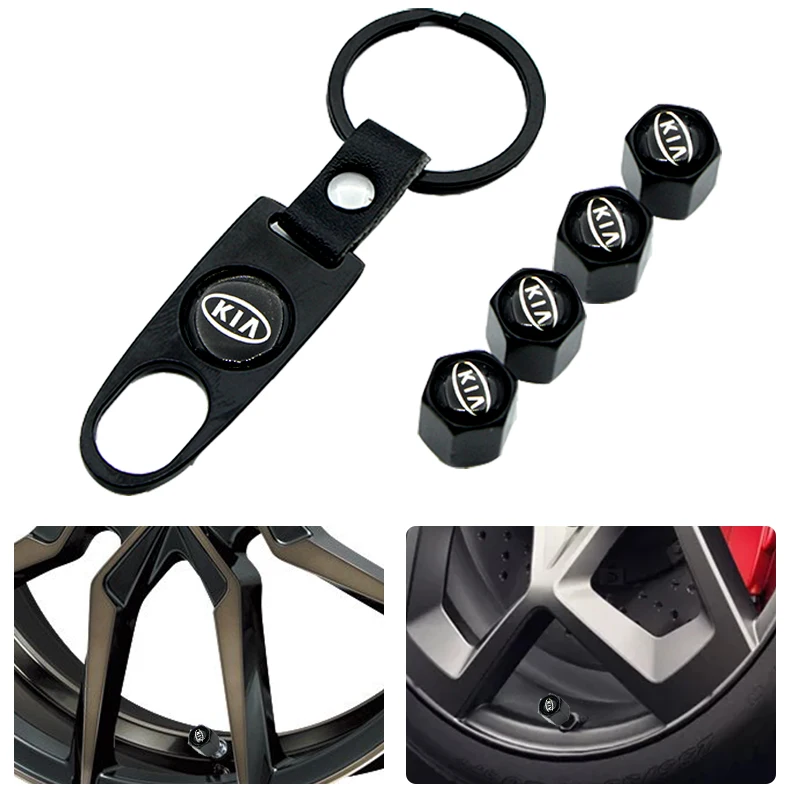 

1Set Car Emblem Badge Wheel Tire Valve Stems Cap Keychain Keyring for VW Volkswagen Scirocco Bora Golf Passat Sharan Amarok CC