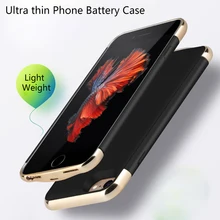 3500 мАч портативный чехол для аккумулятора для iPhone 6, 6 S, 7, 4000 мАч, запасной аккумулятор, чехол для зарядного устройства, тонкий чехол, Внешний чехол