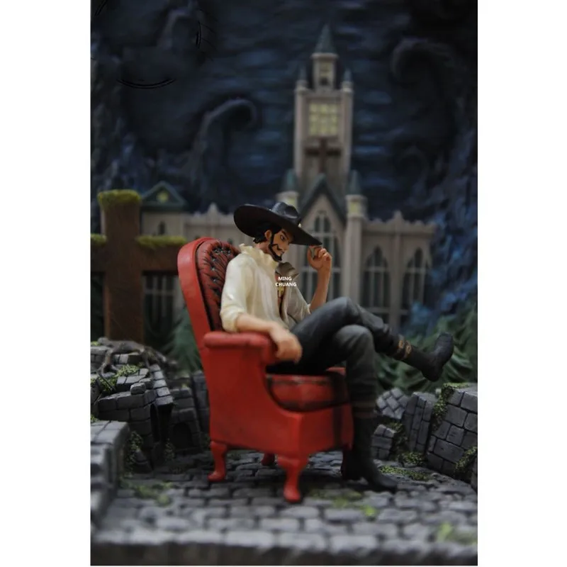 1" один кусок статуи сцена аксессуары бюст Дракуле Mihawk полноразмерный портрет без человека анимационная фигурка GK игрушка 34 см V589