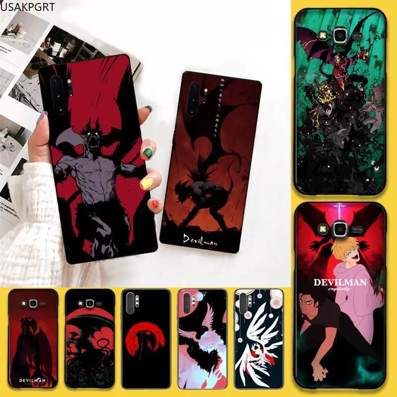 USAKPGRT Devilman Crybaby чехол для телефона Samsung Galaxy Note20 ultra 7 8 9 10 Plus lite J7 J8 2018 Prime | Мобильные