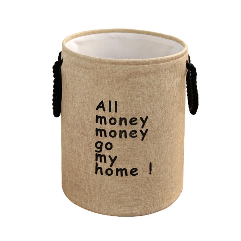 3PCS / LOT Hot Sale Letter Print EVA Thicken Double Layer Foldable Laundry Basket Storage Dirty Clothes Bucket | Дом и сад