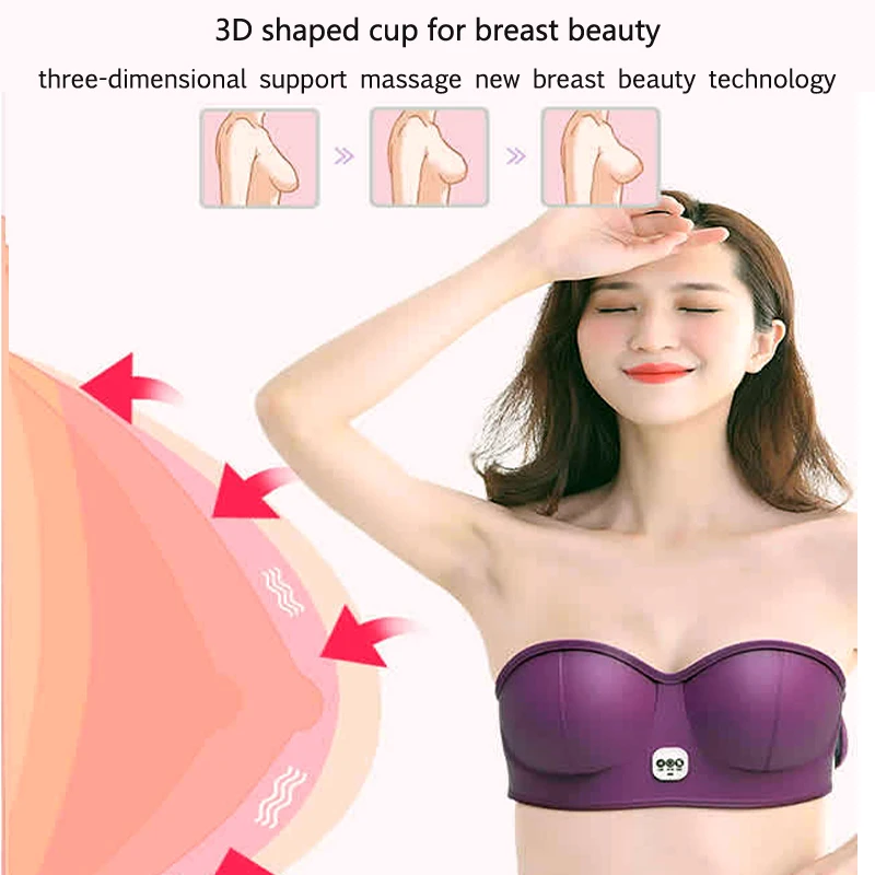 Charging Electric Breast Massage Bra Vibration Chest Massager Growth  Enlargement Enhancer Breast Heating Stimulator Machine Usb -  Multi-functional Beauty Devices - AliExpress