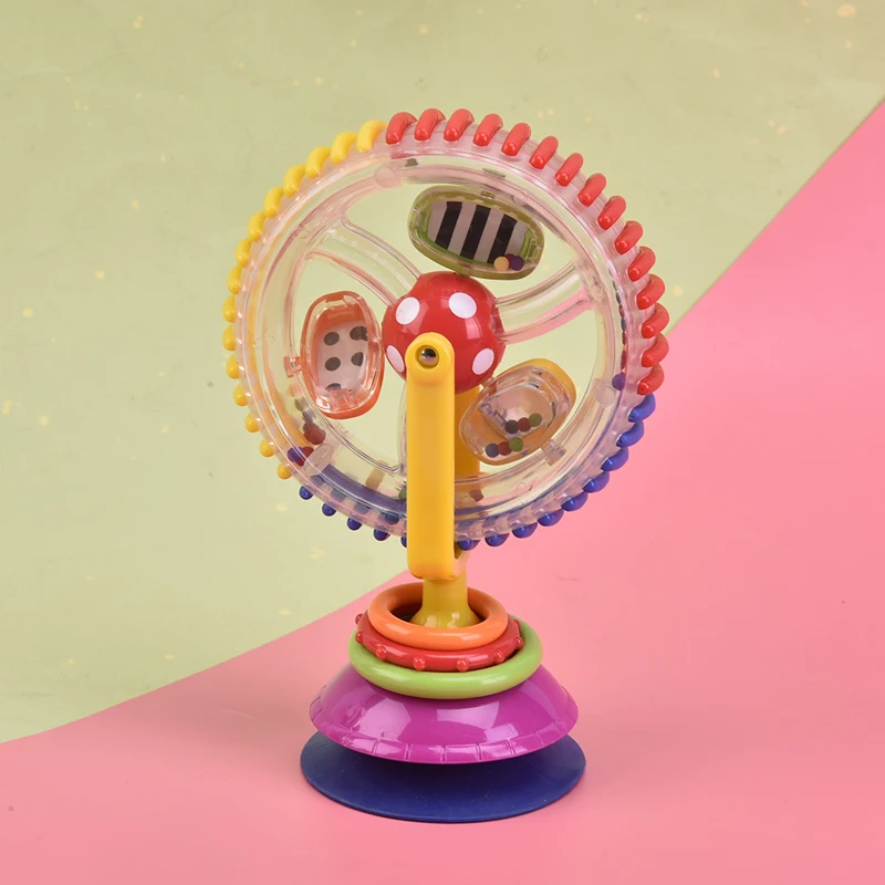 

Baby Three-Color Rotating Ferris Wheel Model Toy Baby Stroller Early Education Toy Stroller Dining Chair Toy For Children