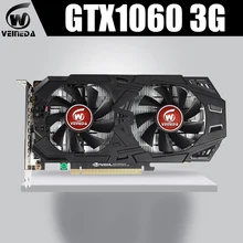 VEINEDA Видеокарта GTX 1060 3 ГБ 192Bit GDDR5 GPU видеокарта PCI-E 3,0 для игр серии nVIDIA Gefore прочнее, чем GTX 1050Ti