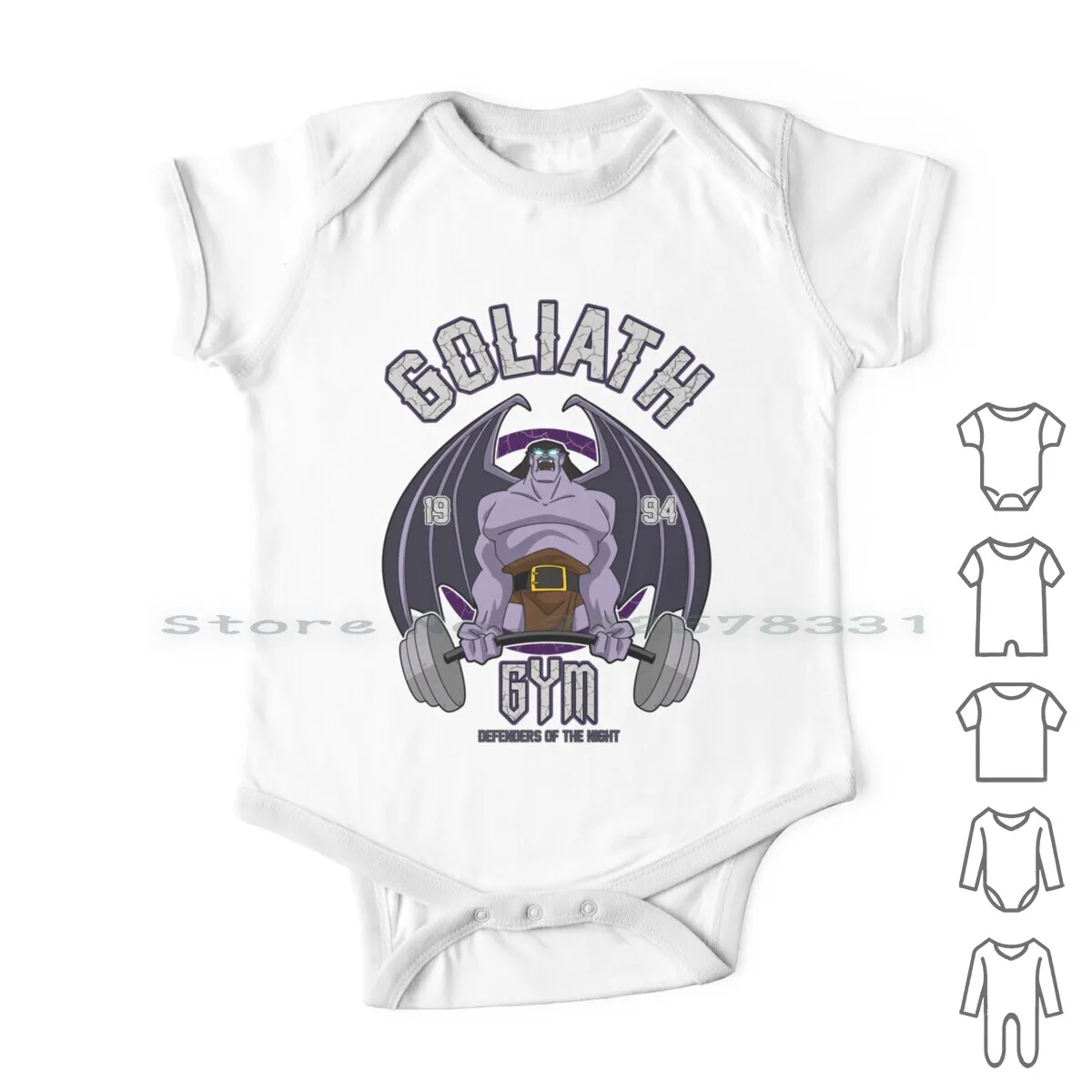 Goliath Palestra Neonato Vestiti Pagliaccetti Tute Di Cotone Goliath Palestra Gargoyles Serie Monster Stone Mashup Cartoni Animati Animazione