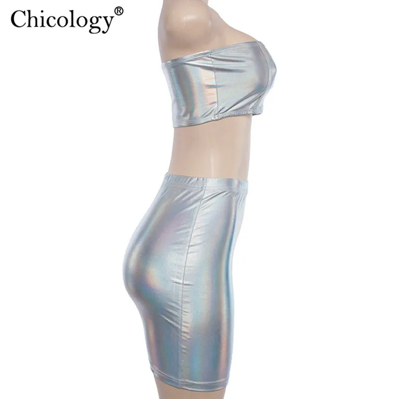 УКОРОЧЕННЫЙ ТОП Chicology boob неоновая мини юбка комплект из двух предметов пикантная