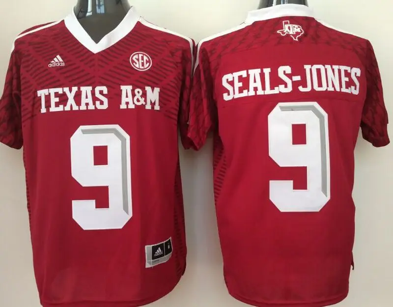 Белый Stitiched, Texas A& M Aggies, Jonny Manziel, VON MILLER, Ricky Seals Jones Jersey - Цвет: Белый
