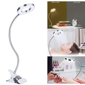 Clip on Desk Lamp USB Table Lamp Eye Protection LED table Light Bendable Flexible Reading desk