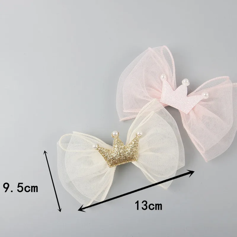 Tocado con horquillas para niños de moda coreana hermosa niña malla de princesa lazo corona Clip de pelo regalos accesorios para el pelo cumpleaños Tocado con horquillas para niños de moda coreana hermosa niña malla de princesa lazo corona Clip de pelo regalos accesorios para el pelo cumpleaños
