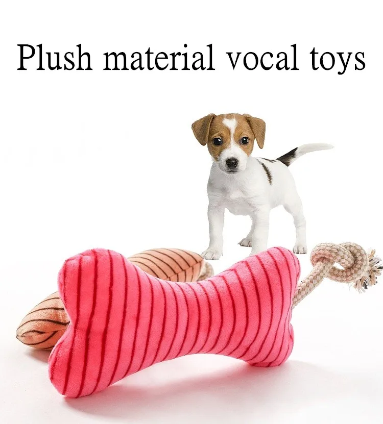 Игрушки для домашних животных плюшевые кости устойчивые к укусам моляры