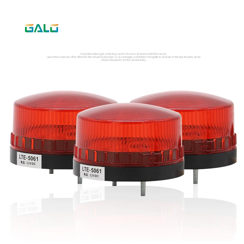 Indicator light signal light 12V 24V 220V Flashing warning LED lamp security alarm IP44 olomm 2pcs 4pcs universal motorcycle motorbike turn signals led light blinker flashing tail stop signal light lamp