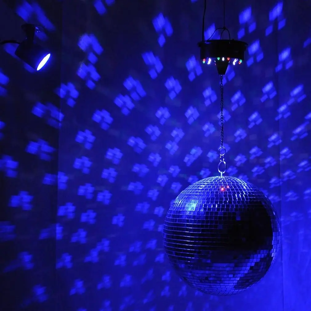 

Big glass mirror Disco ball DJ KTV bars party stage light durable lighting Disco ball Reflective light glass mirror with disco b