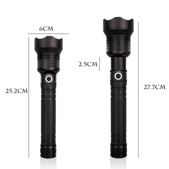 

Climbing Flashlight Camping Set Hiking USB Cable Rechargeable Supplies