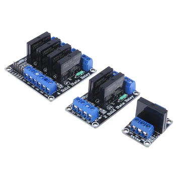 

Smart Electronics 1/2/4 Channel 5V DC Relay Module Solid State Low Level G3MB-202P Relay SSR AVR DSP for arduino Diy Kit