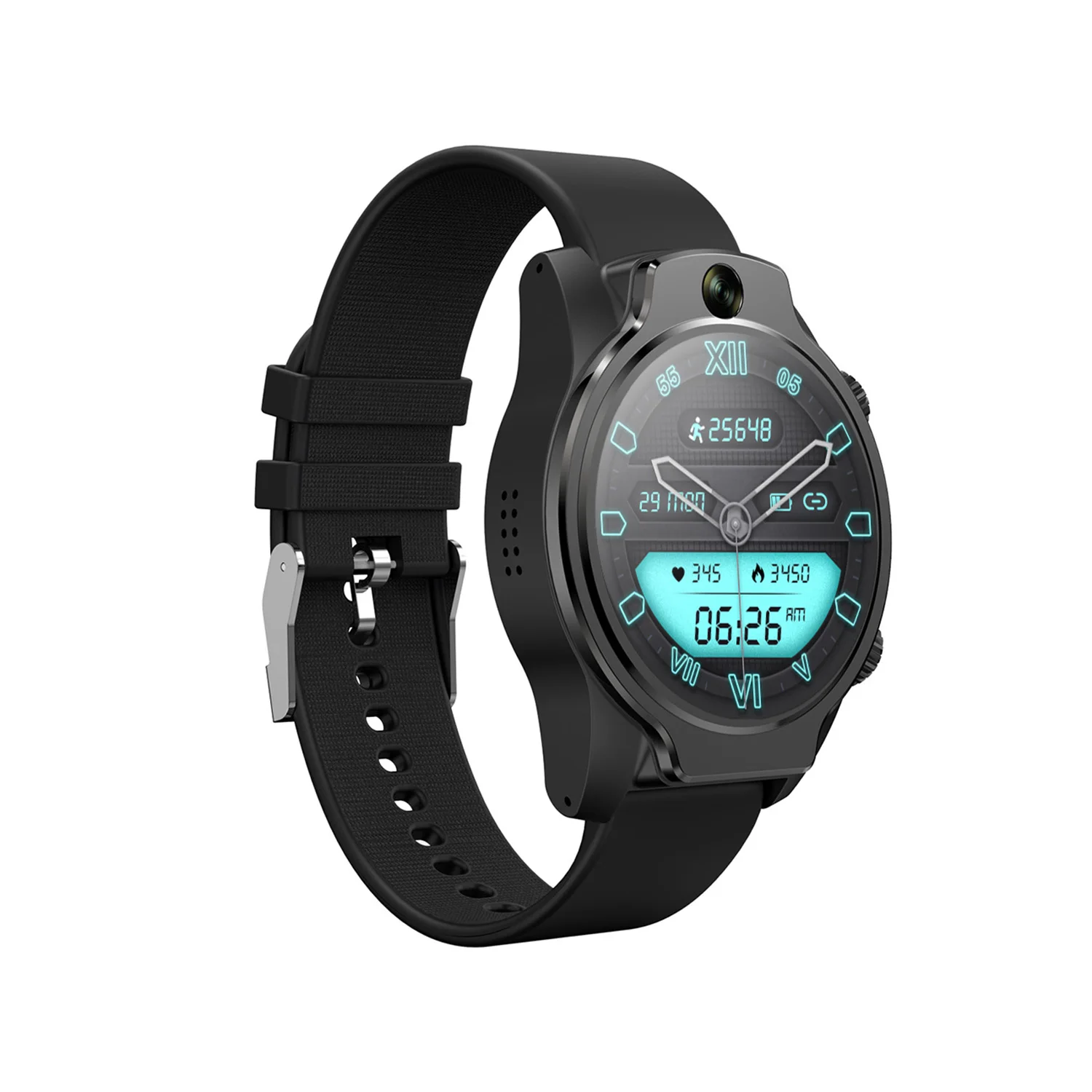 Rogbid Brave 4G LTE Smart Watchs 1.69” IP68 Waterproof 3GB+32GB Video Chat Face Unlock Heart Rate Monitor GPS Smartwatch Men |