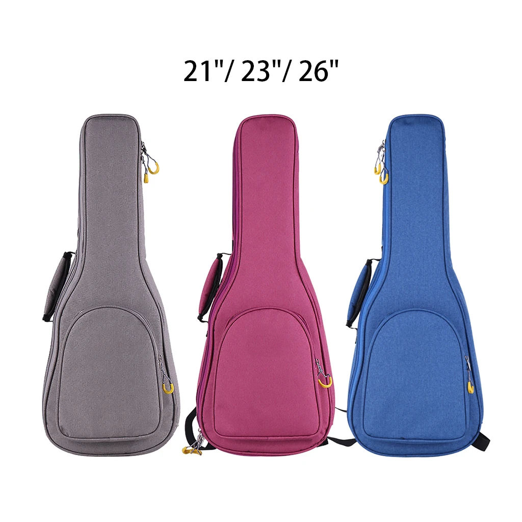 Ukulele Bag Guitar Container with Backpack Straps Gig Bag Padded Guitar